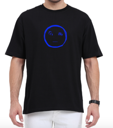 F**K Smiley Oversized Tee