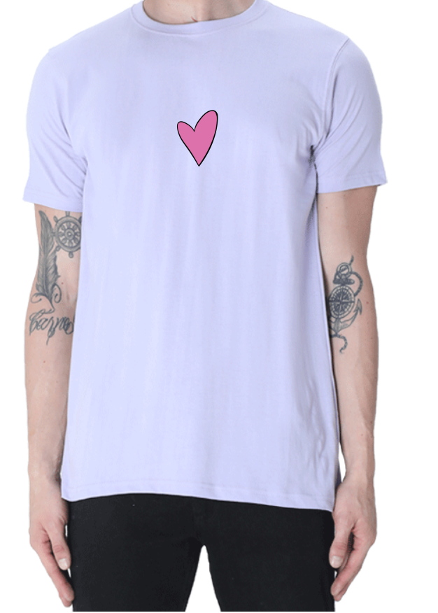 Pink Minimalistic Heart Love